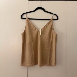 Madewell V-Neck Spaghetti Strap Camisole - Tan